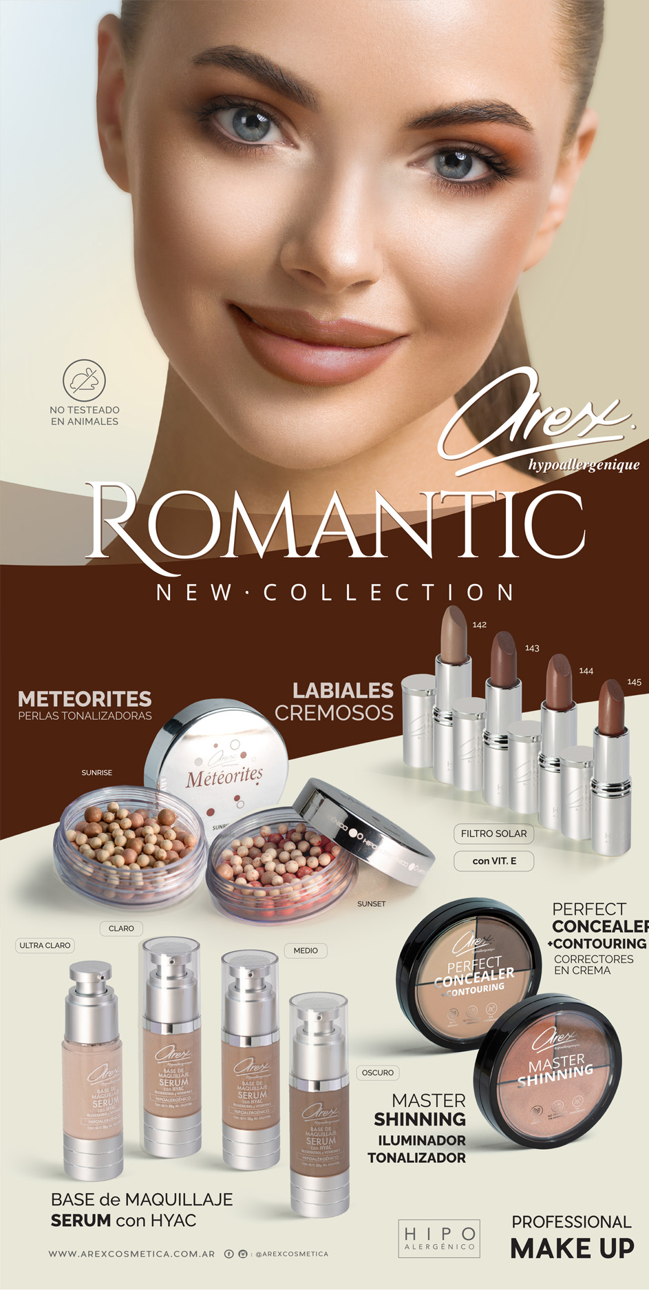 Nueva Colección de Arex Professional Make Up: SENSUALITÉ